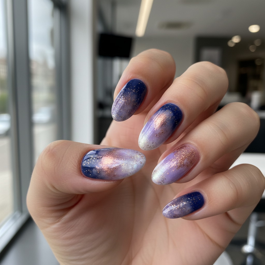 Gorgeous Photo-real Salon Sponging Nails Sponging nail art