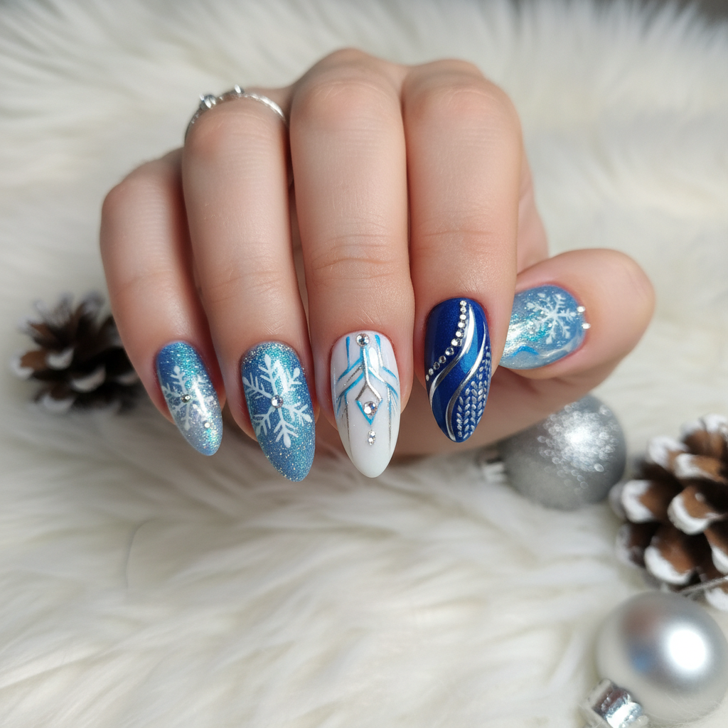 Stunning Photo-real Salon Winter Nails