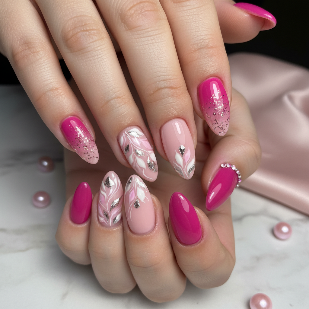 Stunning Photo-real Salon Pink Nails