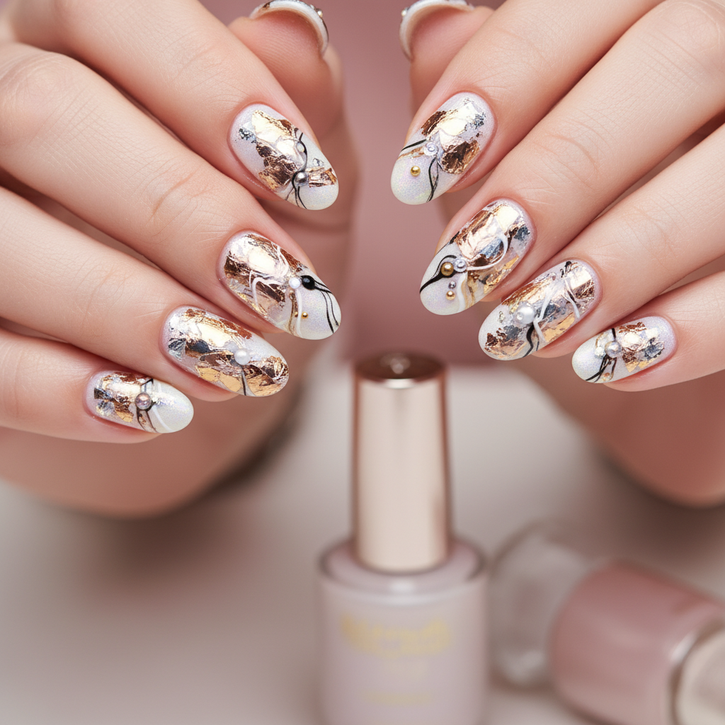 Photo-real Salon Foil Nails