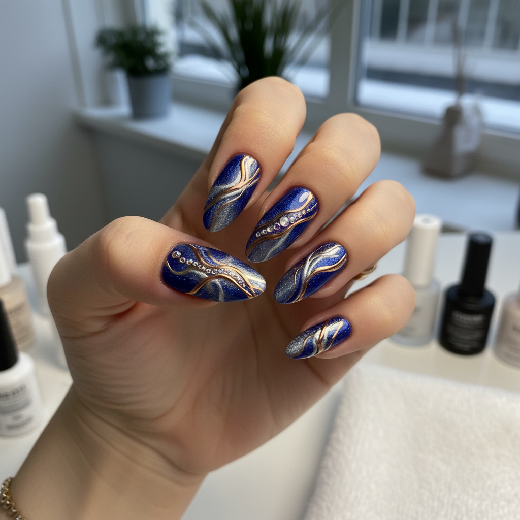 Photo-real Salon Magnetic Nails Magnetic nail art