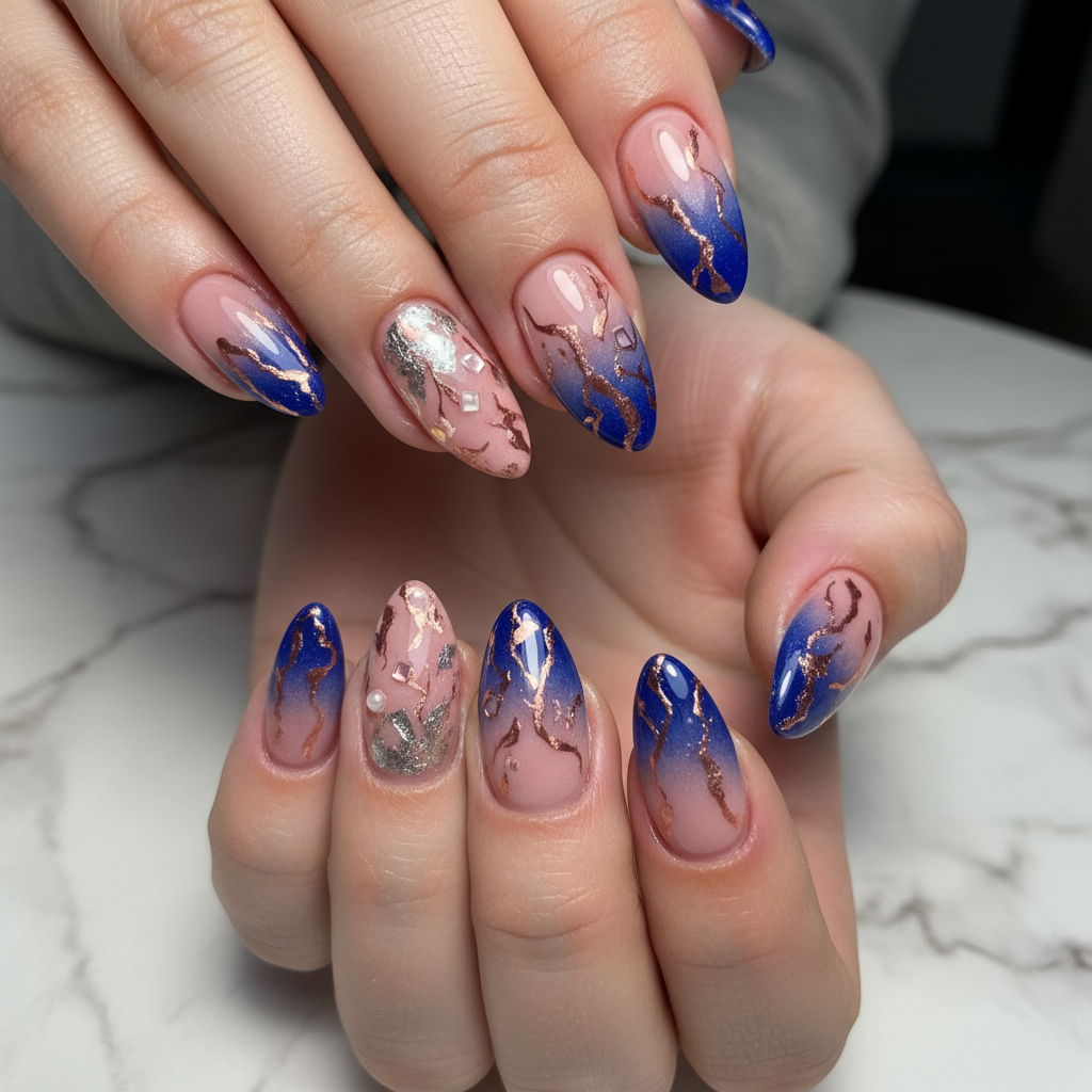 Sophisticated Photo-real Salon Thermal Nails