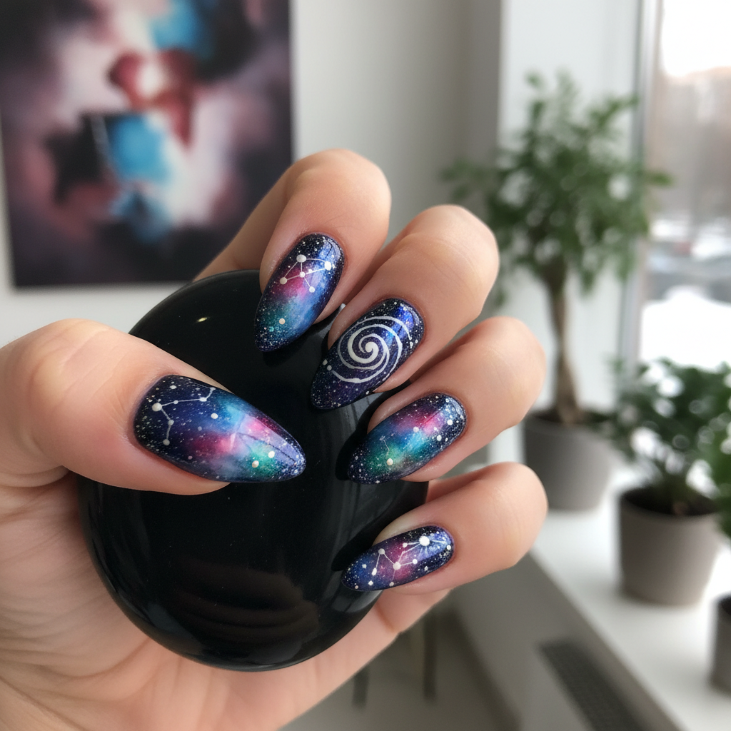 Photo-real Salon Galaxy Nails