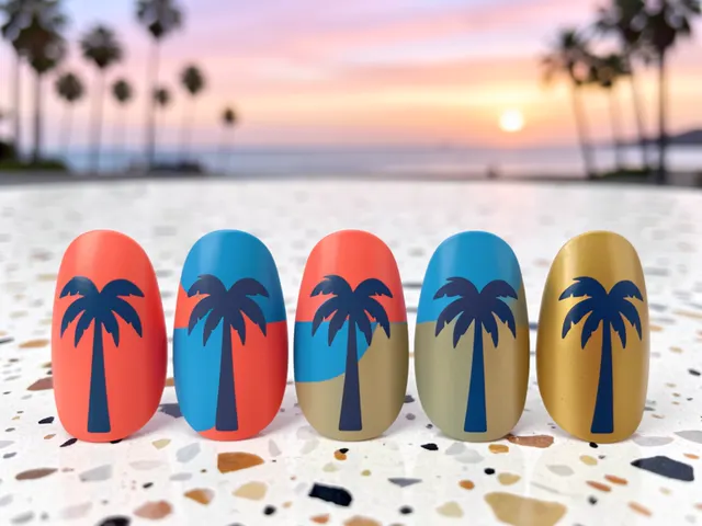 Nail art inspired by Antioch, California