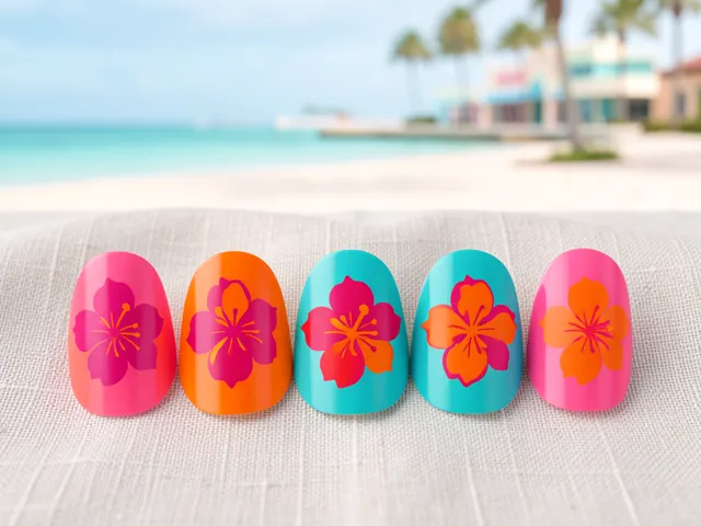 Nail art inspired by Kissimmee, Florida