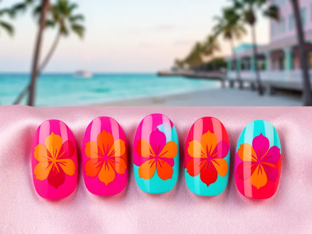 Nail art inspired by St. Petersburg, Florida