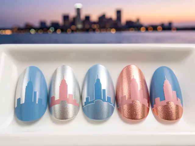 Nail art inspired by Champaign, Illinois