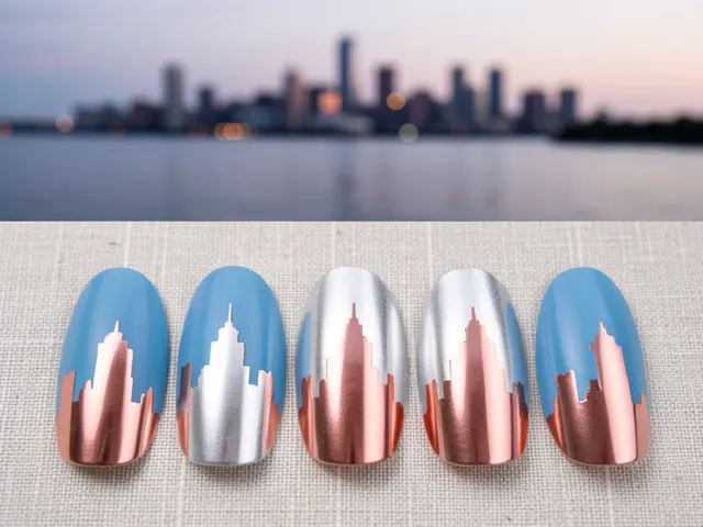 Nail art inspired by Elmhurst, Illinois