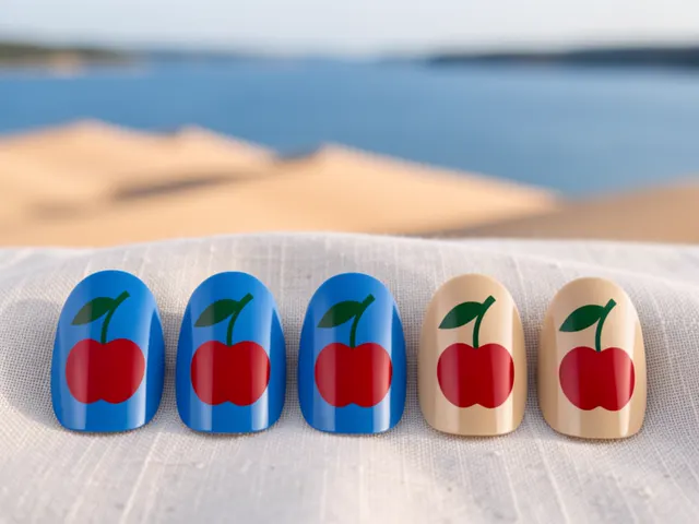 Nail art inspired by Grand Rapids, Michigan