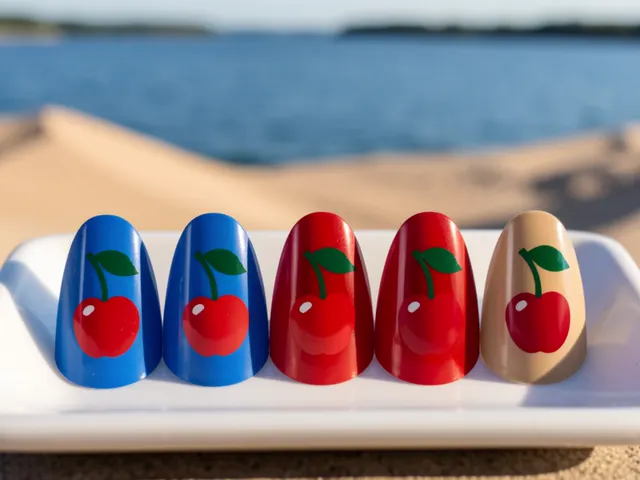 Nail art inspired by Royal Oak, Michigan