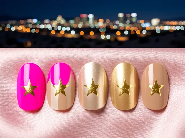 Nail art inspired by Boulder City, Nevada