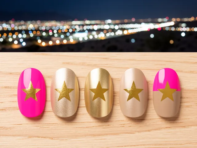 Nail art inspired by Sparks, Nevada