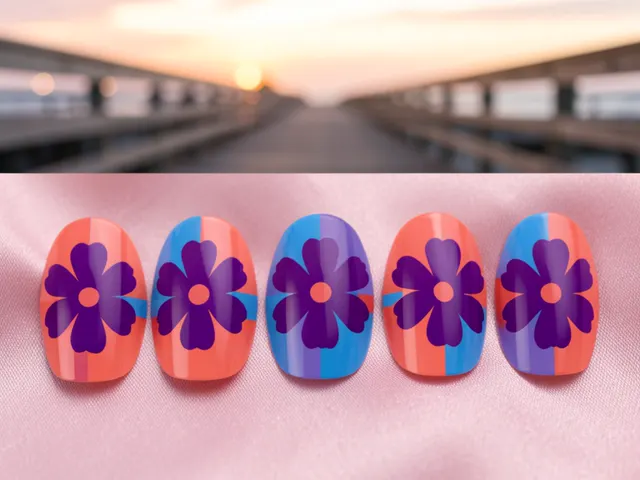 Nail art inspired by Matawan, New Jersey