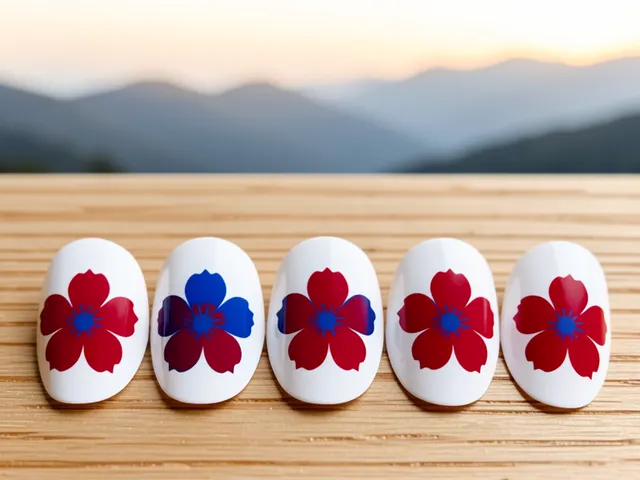 Nail art inspired by Wilmington, North Carolina