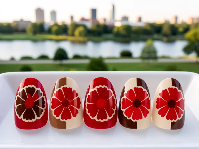 Nail art inspired by Lancaster, Ohio