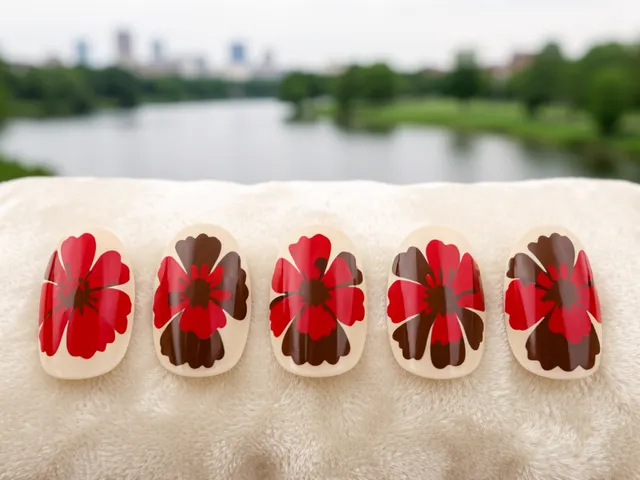 Nail art inspired by Westerville, Ohio