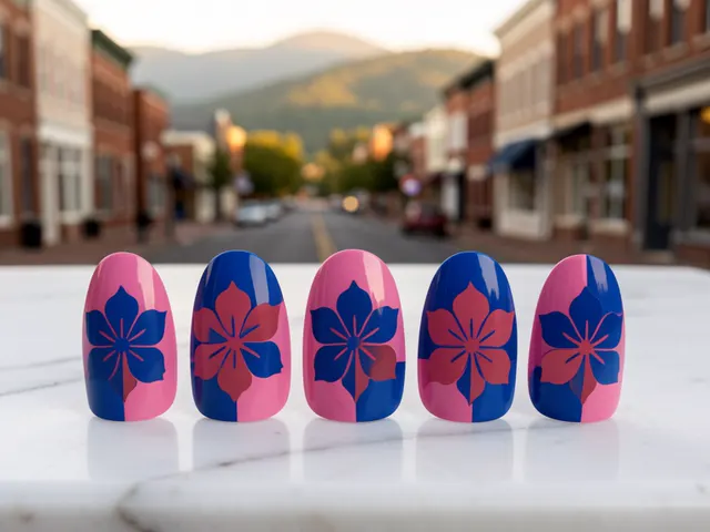 Nail art inspired by Allentown, Pennsylvania