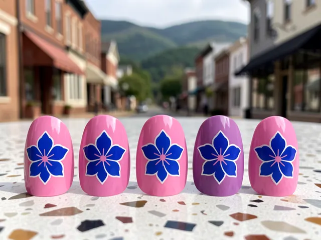 Nail art inspired by Altoona, Pennsylvania