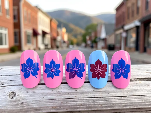 Nail art inspired by Hanover, Pennsylvania
