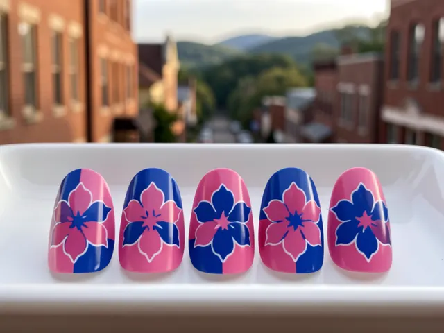 Nail art inspired by Harrisburg, Pennsylvania
