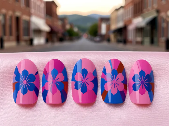 Nail art inspired by Lancaster, Pennsylvania