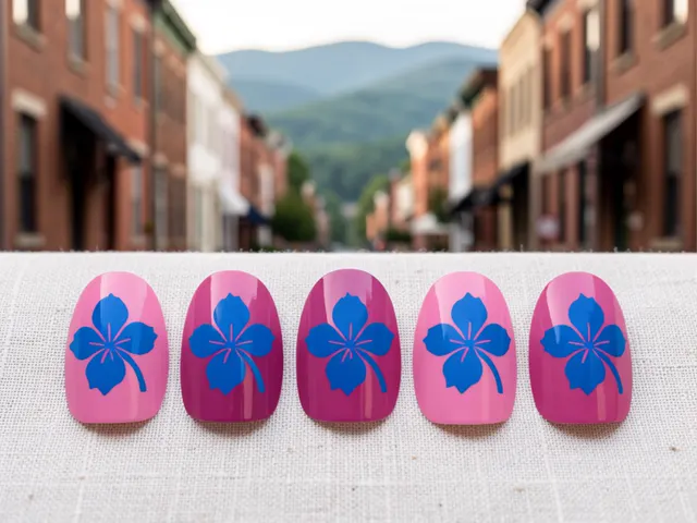 Nail art inspired by Philadelphia, Pennsylvania