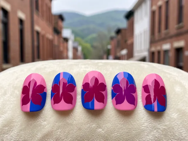 Nail art inspired by York, Pennsylvania